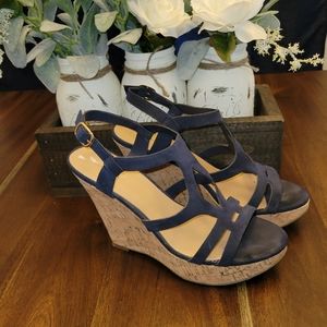 Xappeal wedge sandals size 9